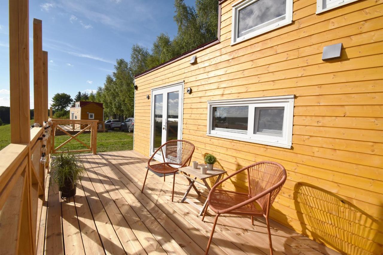 Dadaj Park - Tiny House Villa Biskupiec  Buitenkant foto
